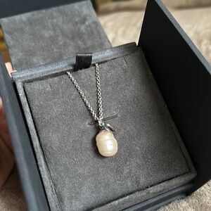 Mikimoto Ringed Pearl Pendant Necklace